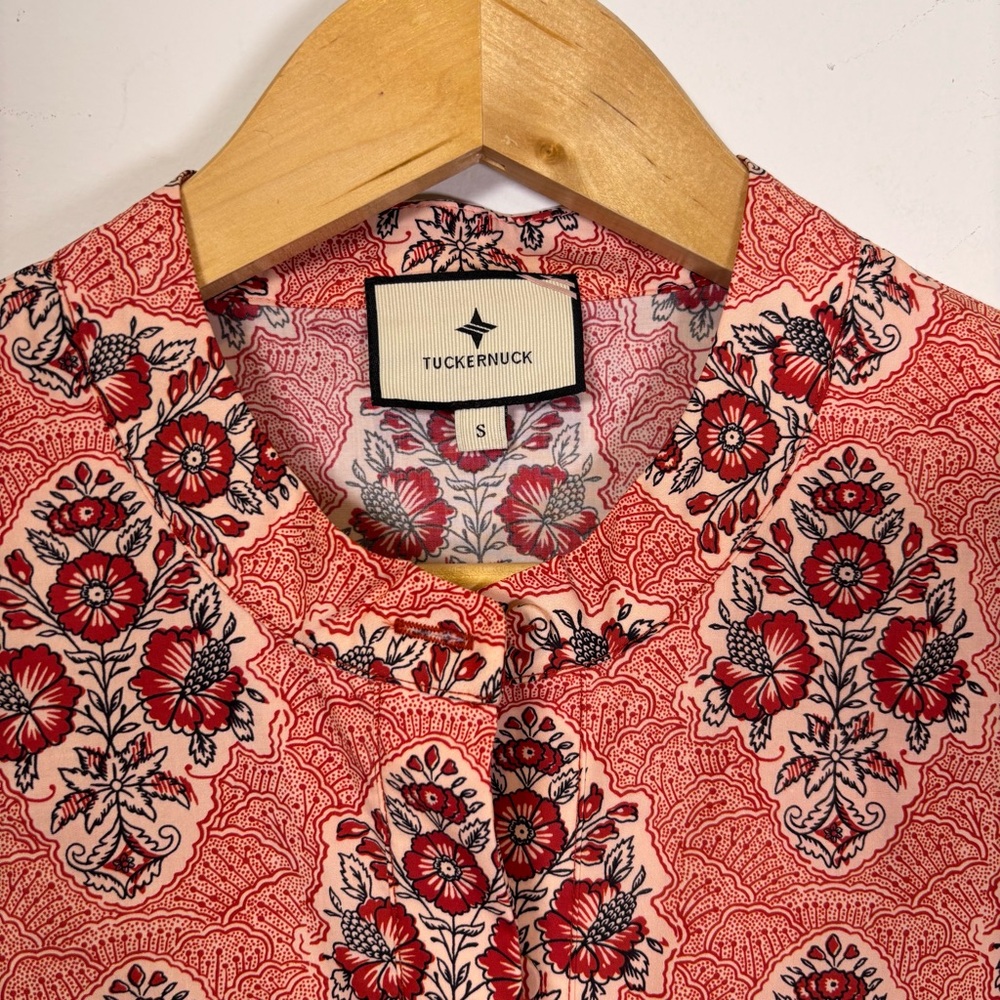 Tuckernuck Scarlet Sonata Royal Shirt Dress - Picture 3 of 8